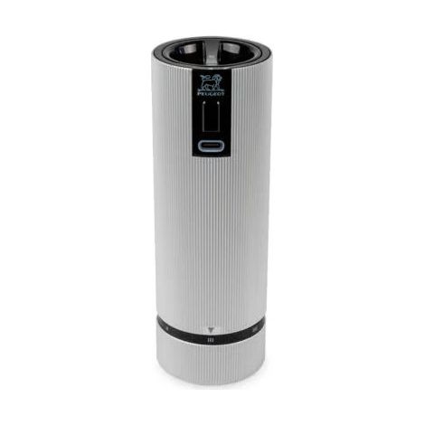 Peugeot LINEZ15ELEC Macinasale Line Z Electric 15 cm con meccanismo Zirlion 6 impostazioni di macinatura colore Grigio