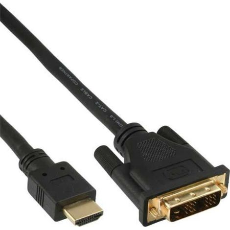 Câble HDMI-DVI - - 0,5m - Contacts dorés
