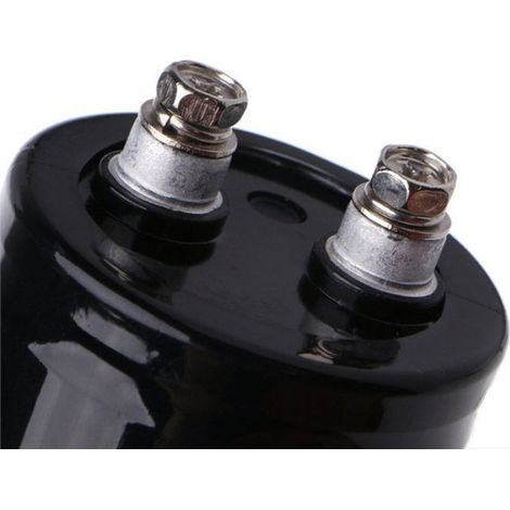 2X Condensateur Électrolytique à Boulon Haute Capacité 2200 /80 V 50 X 80 mm,Comme Indiqué (1/5)
