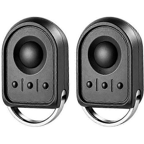 Compatible avec la télécommande sans fil à code tournant 4 canaux Somfy 1870879 KeyGo RTS 433.92 MHz pour porte de garage (2 unités) (1/5)