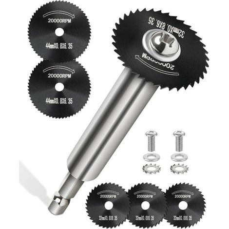 Coupe-tube intérieur avec 5 lames de rechange, tige hexagonale de 1/4 po, coupe-tube intérieur en PVC pour perceuse et visseuse à percussion (1/4)