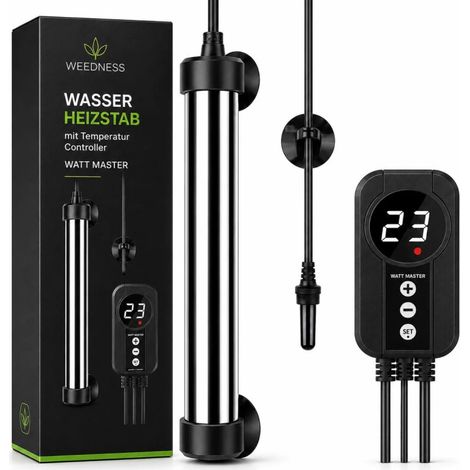 Grow Heizstab 500 Watt mit Anzeige - Wasser Heizung (1/5)