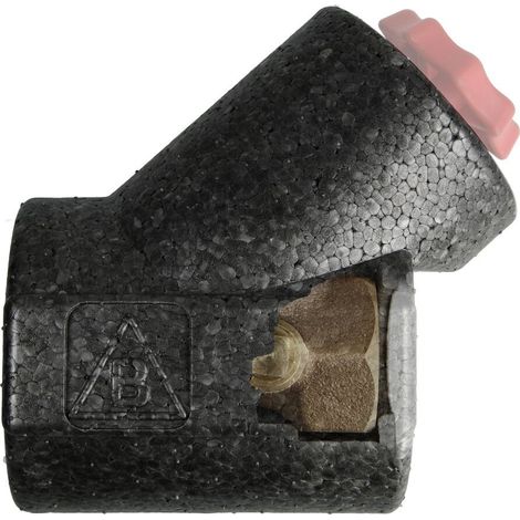 Coque d’isolation EPP DN25 pour vannes et robinets avec filetage femelle
