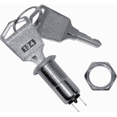 TRU COMPONENTS TC-MSS02 TC-MSS02 Interruttore a chiave 1 A 1 x On / Off 1 pz.