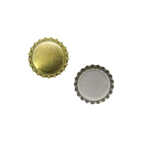 TAPPO A CORONA ORO- - ø mm.26,5 - in busta da pz.100, conf.80 buste - 80 busta