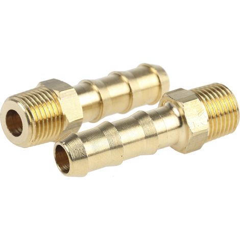 Raccord cannelé Legris BSPT 1/8" mâle Cannelé mâle 6 mm en Laiton, Droit ( Prix pour Boîte de 10 )
