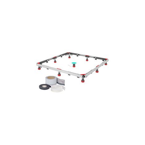 MEPA Duschwannen-Set Montagerahmen SF RE 2S+ Universal Set superflachen Wannen (1/2)