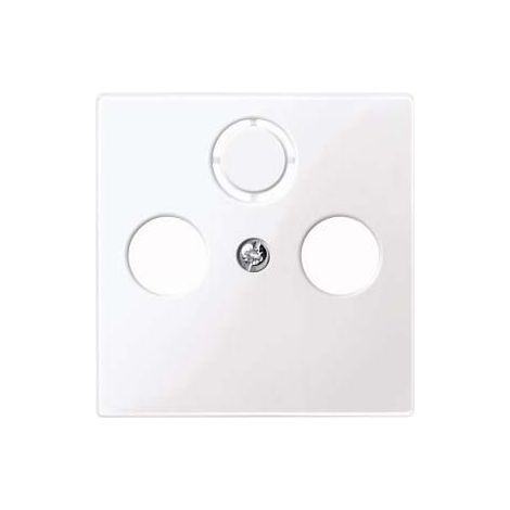 MERTEN 296725 ENJOLIVEUR POUR PRISES TLVISION ET RADIO, ANTIMICROBIEN BRILLANT, SYSTEM M