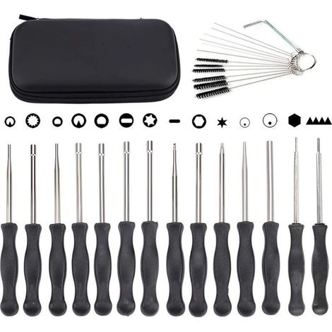 Lot de 14 outils de réglage de carburateur avec vis Vis à tête hexagonale pour petit moteur à 2 temps pour Poulan Remplacement pour Husqvarna pour STIHL pour Echo tronçonneuse Trimmer