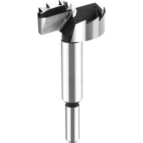 Foret 40 mm pour bois, embouts diamètre 40 mm, longueur 95 mm, embouts de perçage avec tige ronde-Crezuo (1/4)