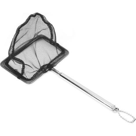 Épuisette de pêche extensible avec manche en acier inoxydable, épuisette télescopique pour étangs et lacs (4' (107,5(14-51)cm) ) (1/5)