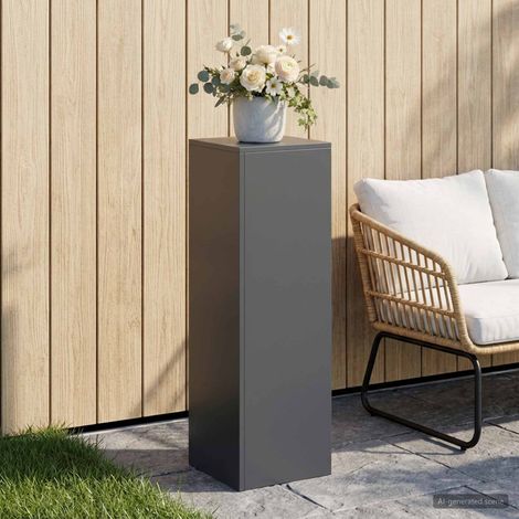 vidaXL Plant Stand Anthracite 30 x 30 x 100 cm Stainless Steel (1/5)