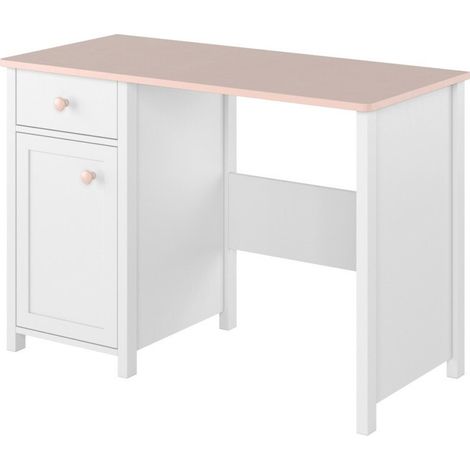 Bureau Elblive 102 , Avec tiroirs, Avec des portes, Le nombre de portes: 1, Nombre de tiroirs: 1, 75x110x52cm (1/4)