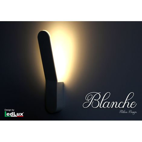 Applique Led Da Parete Modello Blanche Italian Design Moderna 6W Bianco Caldo (1/3)