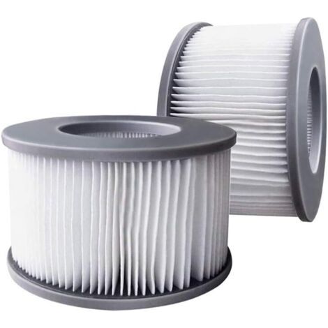 QORVA-Lot de 2 filtres de Rechange pour Mspa FD2089 - Pompe à Cartouche pour piscines, sous-Marins Chauds et Spa (1/5)