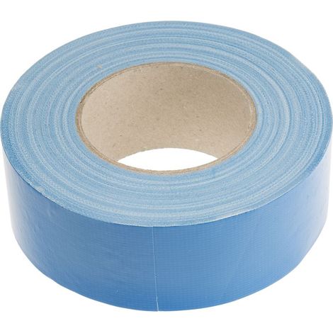 Ruban adhésif RS PRO, bleu, Tissu, 50mm x 50m, 3,5 N/cm, 5,5 N/cm ( Prix pour 1 )