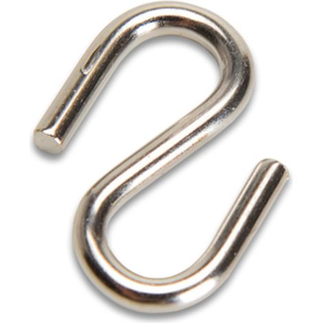GANCIO A S P/CATENA D 2,4 MM ACCIAIO NICHELATO Q.TA 2