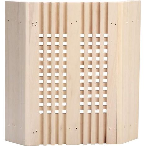 Wooden Sauna Lamp Angle Square Lampshade Cover Light Fixture Accessories Sauna for Bedroom Sauna (1/5)