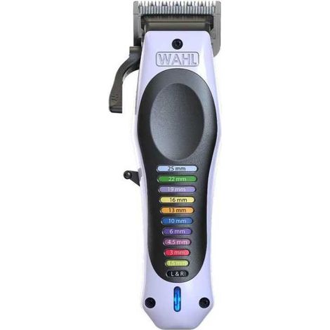 WAHL ColorPro Tondeuse capelli senza fili al Litio Bianco/Nero 1,5-25 mm