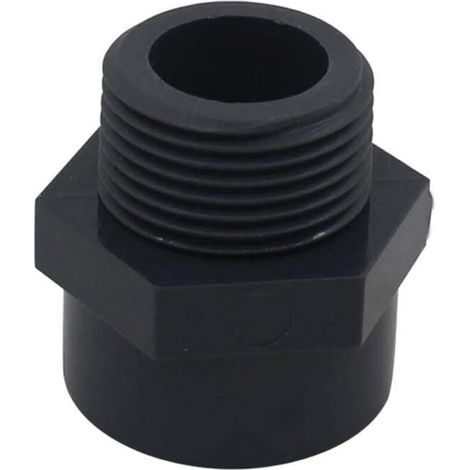 Embout filete pvc male 20 25 32 40 50 63 75 90 110mm embout a visser piscine raccord mixte pvc manchon fileté pvc (Diamètre Interne 40mm - 1-1/4" filetage) (1/3)