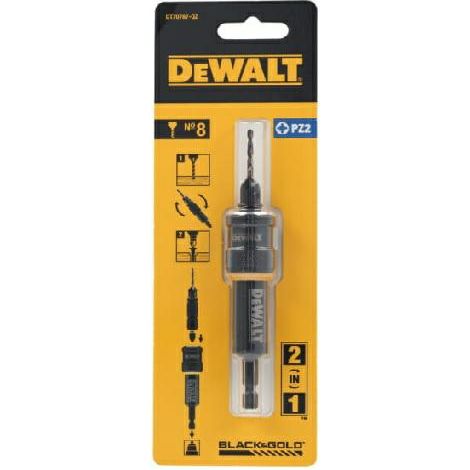 DeWalt Sistema di punte e trapani da 8 mm idealeper una foratura precisa in vari materiali, elevata durata, resistenza all'usura, design ottimizzato per lavori intensivi.