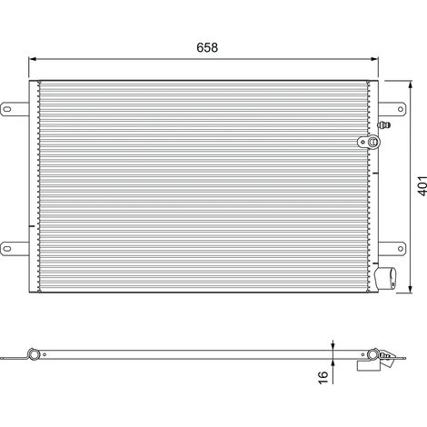 Condenseur, climatisation Valeo 814004 AUDI 4F0260401E 4F0260403D 4F0260403E