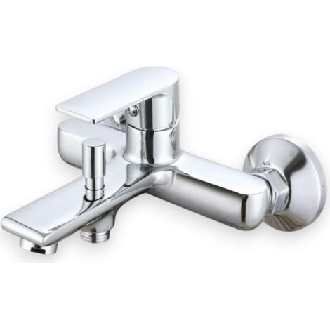 Miscelatore Vasca Parete Cromato con Deviatore Doccia 94002