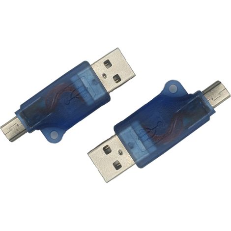 Adattatore Convertitore Da USB Maschio A Mini USB 5P Maschio Coppia (1/5)