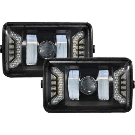 LED-Nebelscheinwerfer mit Tagfahrlicht und Blinker, inklusive Verlängerungskabel, kompatibel mit Ford F150 (2015–2020) – 2 Stück