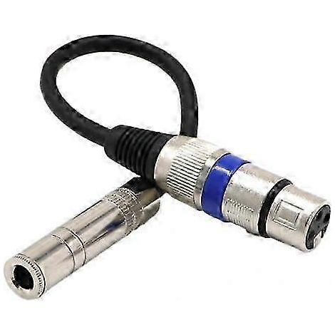 Câble XLR femelle 2x3 broches vers jack stéréo 6,35 mm (1/4") femelle 25-26 (1/5)