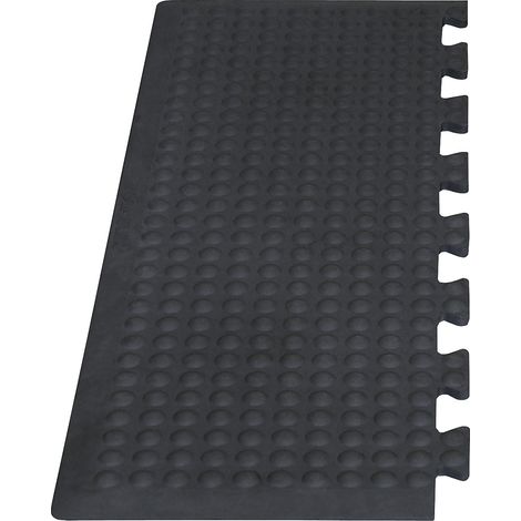Miltex, Tapis anti-fatigue Yoga Flex Oil, noir, L x l 300 x (1/4)
