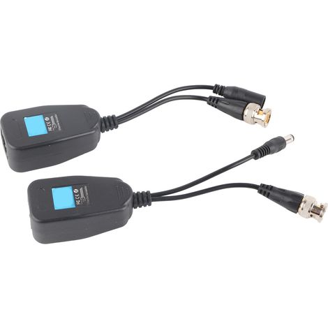 1 Paire de Convertisseur Vidéo BNC Passif pour Câble Coaxial vers RJ45 (1/5)