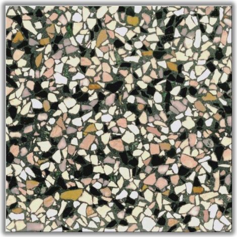 Véritable Carreau Terrazzo MERCURIO 40x40 cm boîte de 0.96m2 Adouci - Gioia Materia (1/2)
