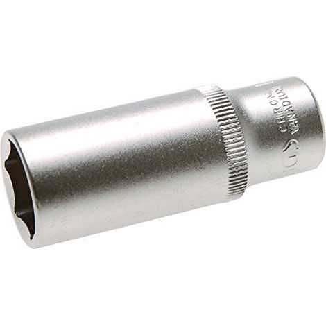 Steckschlüssel-Einsatz Sechskant, tief Antrieb Innenvierkant 6,3 mm (1/4") SW 1/2"