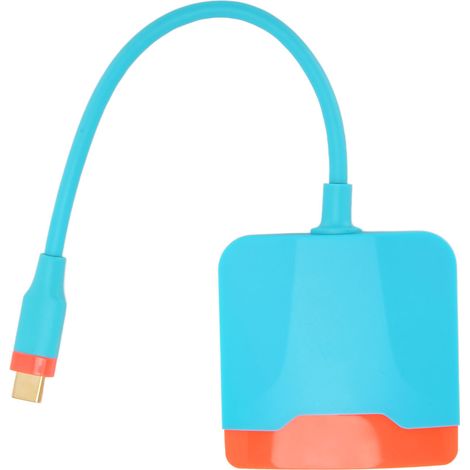 Adaptateur USB C vers HDMI 3-en-1 Hub Multiport Convertisseur pour Switch MacBook Téléphone Android (1/5)