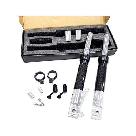Honda GIORNO carbon fiber front fork shock absorber, modified motorcycle shock absorber (1/3)