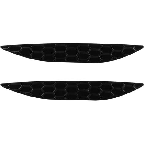 2Pcs Jauge de Pare-chocs Arrière Noir Brillant Suppression Réflecteur Compatible MK7 R RLine 2013-2016 (1/5)