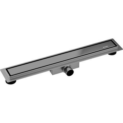 Scarico lineare Duplex Next 2in1 da 60 cm, bifacciale, colore canna di fucile.