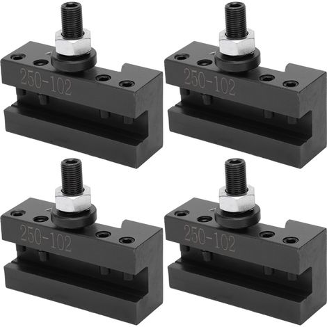 Outil d'alésage à changement rapide 4 pièces, acier à haute dureté et à haute teneur en carbone, montage CNC 250‑102 (1/5)