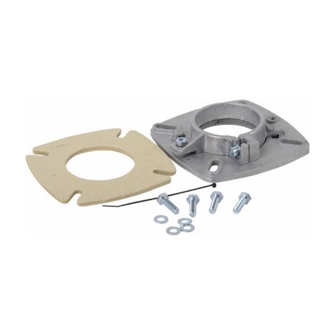 Cuenod – Accessoire chaudière eurobride – Déflecteur Ø80 pour brûleurs de chauffage – Tube de flamme et bride inclus