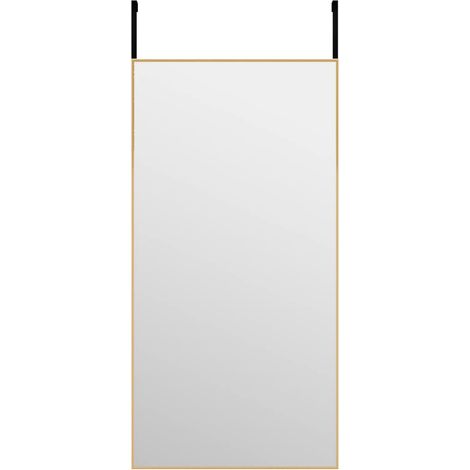 Maison Exclusive - Specchio da Porta Oro 40x80 cm in Vetro e Alluminio