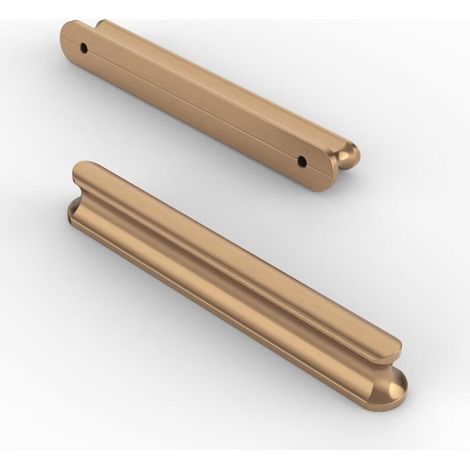 Set mit 10 Gold Schubladengriffe Metall Schrankgriffe mit Schrauben Moderne Türgriffe für Kommode Küchenschränke Schreibtische - 96mm