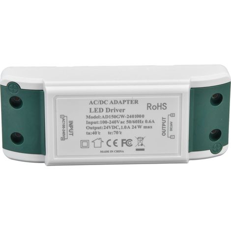 Alimentation LED à courant constant, protection contre les courts-circuits et les surintensités, légère, portable et facile à installer, 100-240 V CA. (1/5)