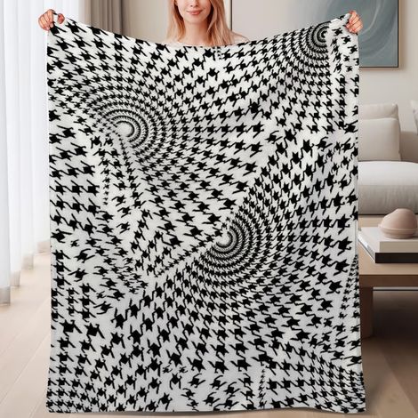 Couverture de lit en polaire, microfibre douce et confortable légère pour le printemps, décoration intérieure, cadeau pour femmes et hommes, 6080 pouces (1/4)