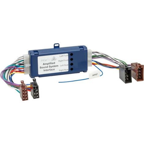 Adaptateur ISO ISO 4 canaux compatible avec Nissan Mazda Mercedes Honda Saab