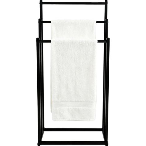 Toallero de 3 niveles, construcción metálica, diseño resistente a la corrosión, tres capas. (1/2)