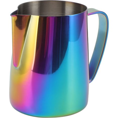 Pitcher à lait 670ml en acier inoxydable 304 pour mousse à café et latte art coloré
