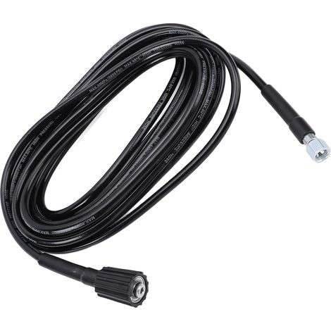Tuyau d'eau haute pression, connecteur métallique en caoutchouc résistant à l'usure, lave-linge électrique de remplacement pour le lavage de voiture, 10m / 32,8 pieds (1/5)