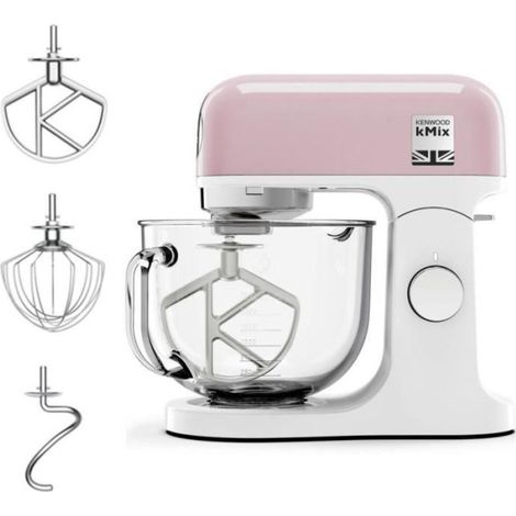 Robot pâtissier multifonction KENWOOD KMX754PP - - Moteur professionnel 1000W - 2 sorties pour accessoires - Bol en verre 5L av