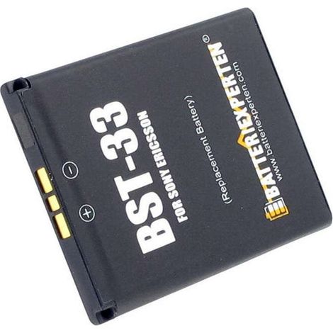 Batéria pre BST-33 pre Sony Ericsson, 3,6 V (3,7 V), 900 mAh